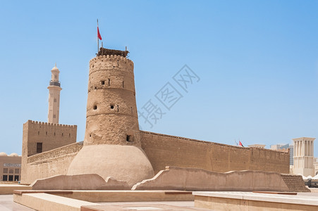 遗产AlFahidiFortt178迪拜博物馆和城市居民的家园防御中东图片