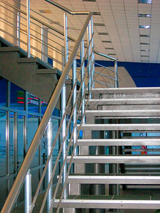 光栅梯子现代金属楼建筑学图片