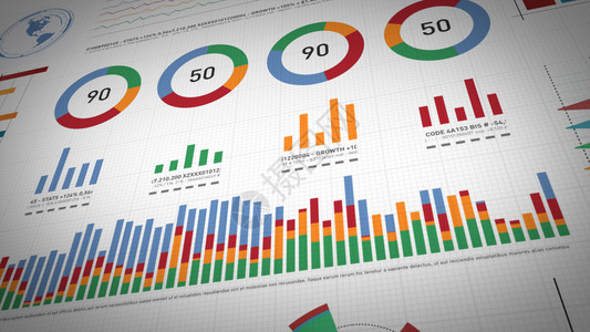 技术数学动画片4k一套设计商业和市场数据分析报告的设计业务和市场数据分析与报告动画包括信息图条形统计表和商业统计市场数据和资料布图片