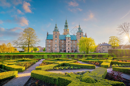 丹麦哥本哈根城堡花园图片