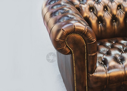 长椅装饰风格舒适客厅豪华皮革传统古老家具沙发图片