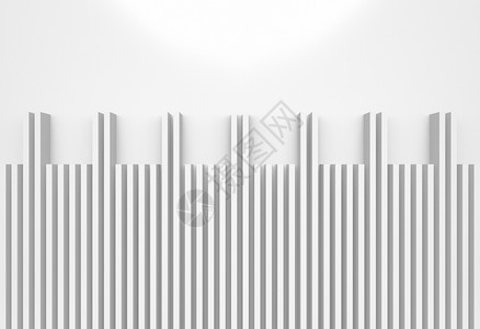 图表3d代现白色长条边墙壁设计年背景几何的木头图片