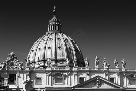 建筑学圆顶天空意大利罗马梵蒂冈城圣彼得斯柯巴西尔尼卡山顶图片