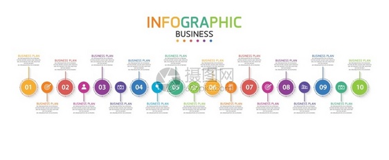 介绍信息矢量图解可用于进程演示文稿布局横幅信息图表成功向量图片