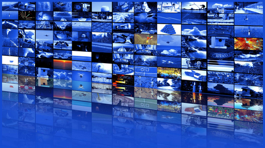 大型多媒体视频墙宽屏幕网络流媒体电视节目沟通收藏大学图片