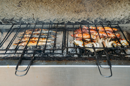 碳烤鱼类图片