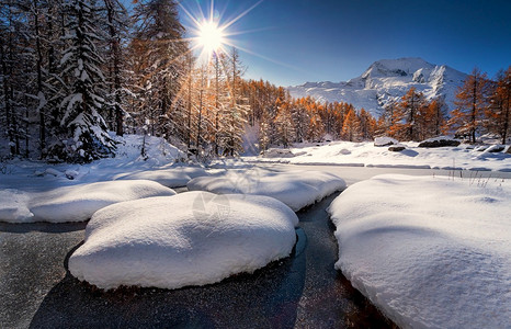 冬季雪景风光图片