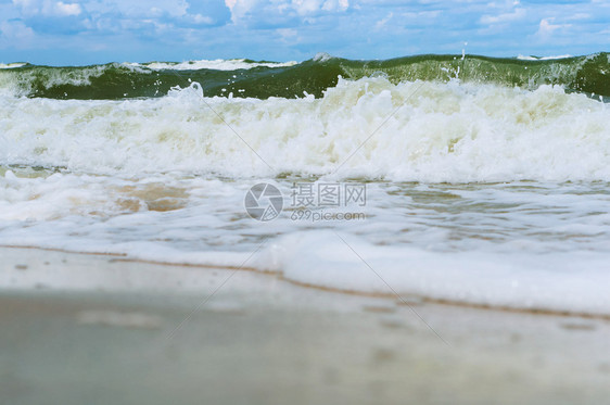 戏剧俄罗斯喷海景浪波罗的风暴景图片