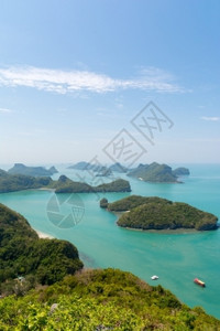 素叻他尼Angthong海洋公园泰国苏拉塔尼市KohSamui泻湖最佳图片