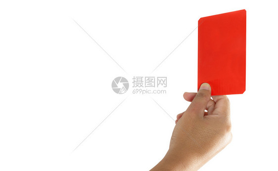 男显示红卡的被审查人目标数字化图片