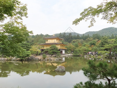 亭日本的九角寺庙禅公园图片