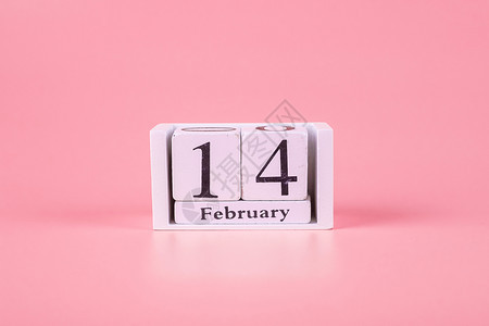 2月14日关于粉红色背景爱情婚礼浪漫主义和情人节假日快乐概念的历卡片二月装饰图片
