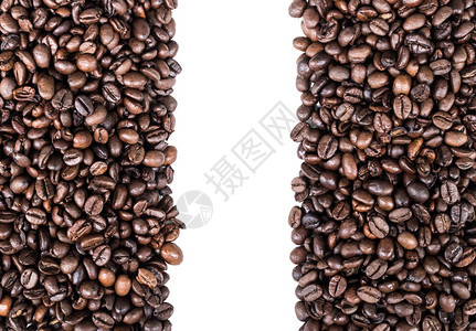 咖啡豆边框图片