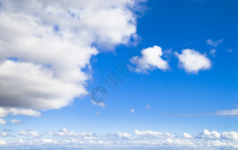 户外多云的天空气大层图片