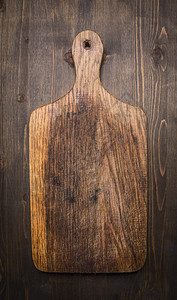 木制生锈背景的旧木板顶端视图接近处多于厨师切碎图片