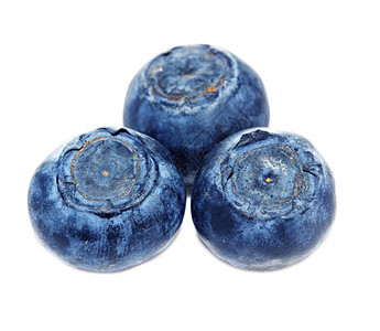 蓝莓白色背景上的蓝莓小吃维生素越橘图片