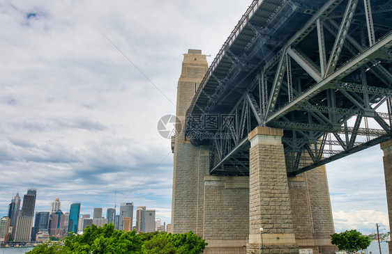 象征海悉尼港桥澳大利亚城市标志的图片