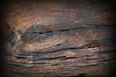 打结的橡木小插图与古老的橡树木表面大结图片