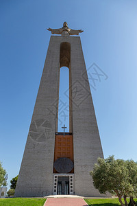 现代的叉丽里斯本一座巨大基督雕像天主教的现代纪念碑图片