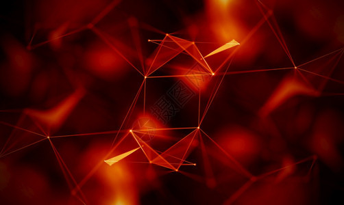 蓝色的连通摘要黑色几何背景连接结构科学背景未来技术HUD元素连接点和线大数据可视化和商业抽象红色几何背景连接结构科学背景未来技术图片