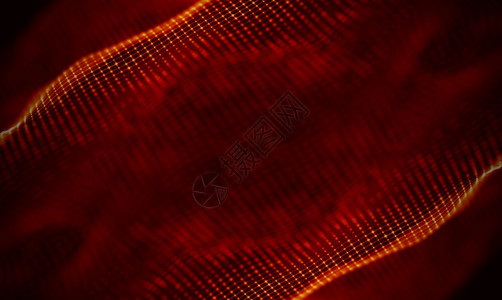 黑暗的摘要色几何背景连接结构科学背景未来技术HUD元素连接点和线大数据和商业抽象红色几何背景连接结构科学背景未来技术HUD图片