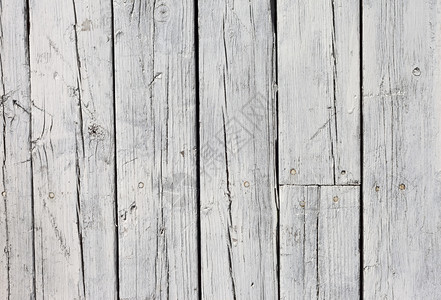 质地弄脏镶木板风化的白漆木背景图片