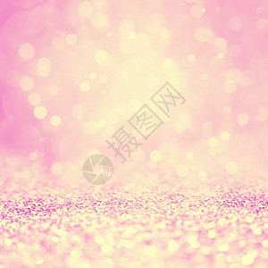 奢华诺维科夫魅力粉和黄色闪电烁灯光的节假日背景图片