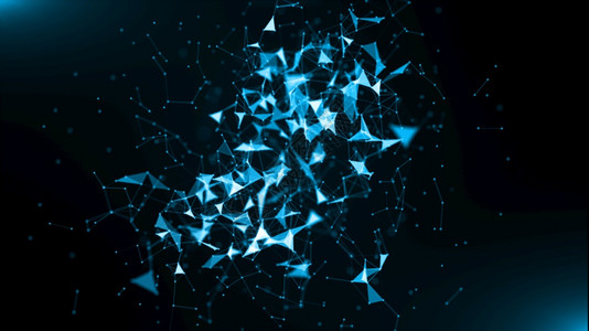 活力 医疗blueastrat蓝方几何和技术数据网络概念背景几何的蓝色有