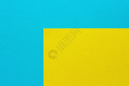 覆盖干净的抽象蓝纸和黄背景几何模式纹理语气图片