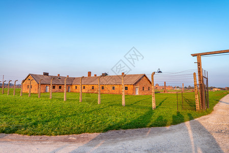 抑制地标犯罪阳光明媚的一天奥斯威辛比克瑙集中营军图片