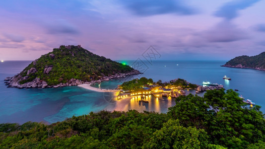 泰国苏拉特萨尼高南川岛美景图片