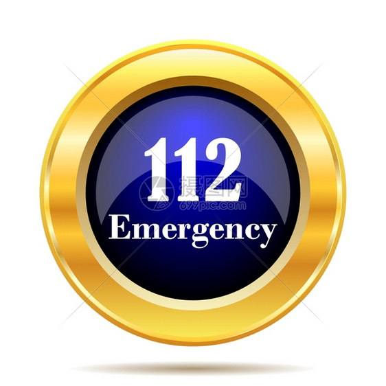 诊所救援12个紧急图标白色背景的互联网按钮事故图片