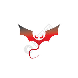恶魔角矢量图标设计插模板节日尾巴目的图片素材