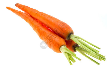 白上孤立的胡萝卜营养白色的饮食图片