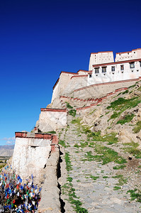 屋天空老的著名藏古城堡地印图片