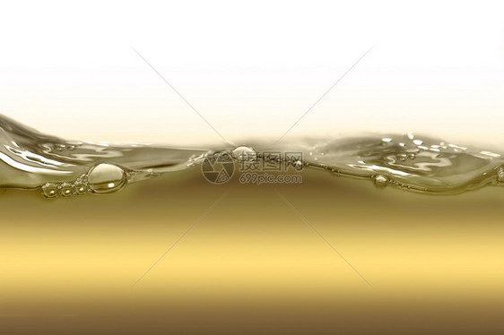 一种食物白色背景的石油波浪流动图片