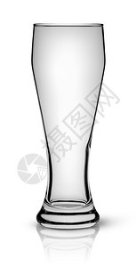 在前空啤酒杯中在白色背景上隔开马克杯放空白的图片
