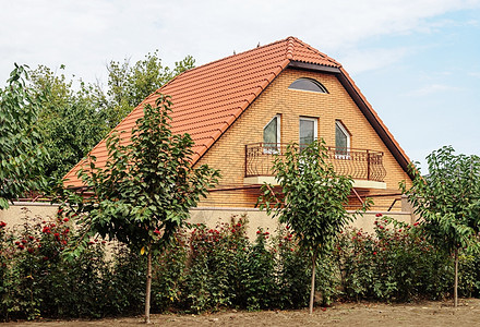 财产乌克兰敖德萨有红砖屋顶的小房户外传统的图片