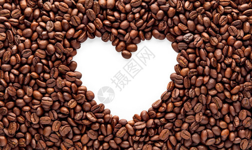 咖啡因虚拟的豆类无缝背景有心脏形状洞豆类无铁背景有心脏形状洞露天风景图片
