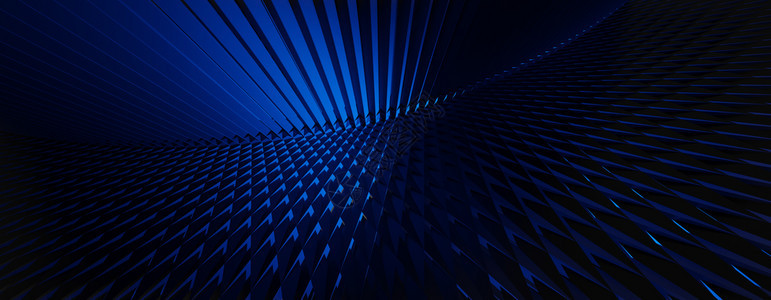 穿孔的3d抽象未来背景蓝色MetalMESHDesignTexture壁纸宽广全景格栅技术图片