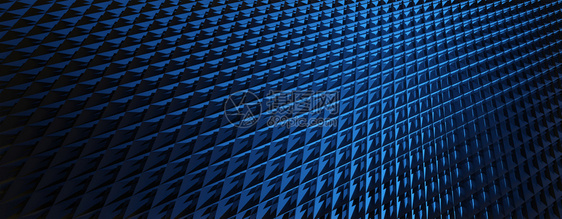 技术3d抽象的未来背景蓝色MetalMESHDesignTexture壁纸宽广全景未来派穿孔的图片