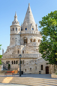 FisherBastion布达佩斯FisherBastion最著名的地点之一建筑学马扎尔宗教图片