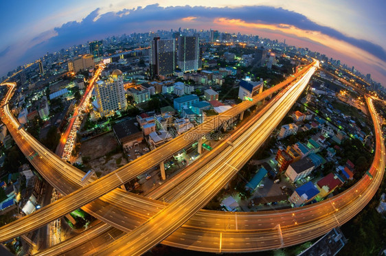 城市景观和交通连线概念运输联的观车后勤亚洲图片