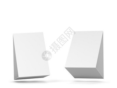 座位卡片白桌帐篷模型3d插图以白色背景隔离姓名图片