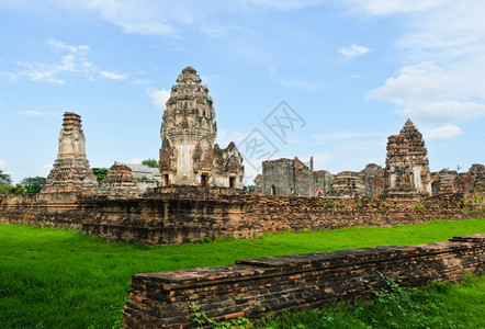 文化景观高棉WatPhraSiRattanaMahathat在华富里泰国图片