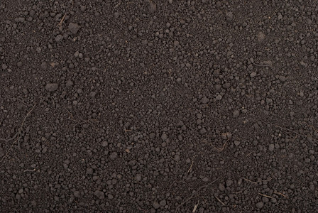 荒漠化黑色土质花园材料图片