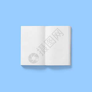 空白的单词回学校概念硬封面空白书中开放的蓝边隔离降级图片