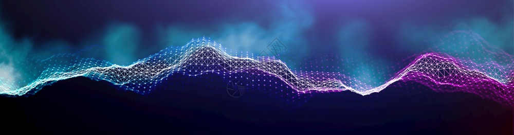 波浪电磁圆圈音乐抽象背景蓝色均衡器显示声波与音乐背景均衡器音乐抽象背景蓝色均衡器音乐背景均衡器矢量概念图片