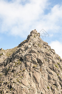 户外国民风景加那利群岛内戈梅拉的山区图片
