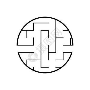 爱好挑战简单的孩子们迷宫教育游戏maze儿童解谜游戏寻找正确的路径